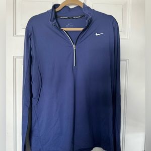Women’s Nike dri-fit long sleeve 3/4 zip XL